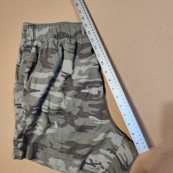 Social Standard by Sanctuary Green Brown Camo Boardwalk Pull On Shorts XXL - Picture 13 of 13